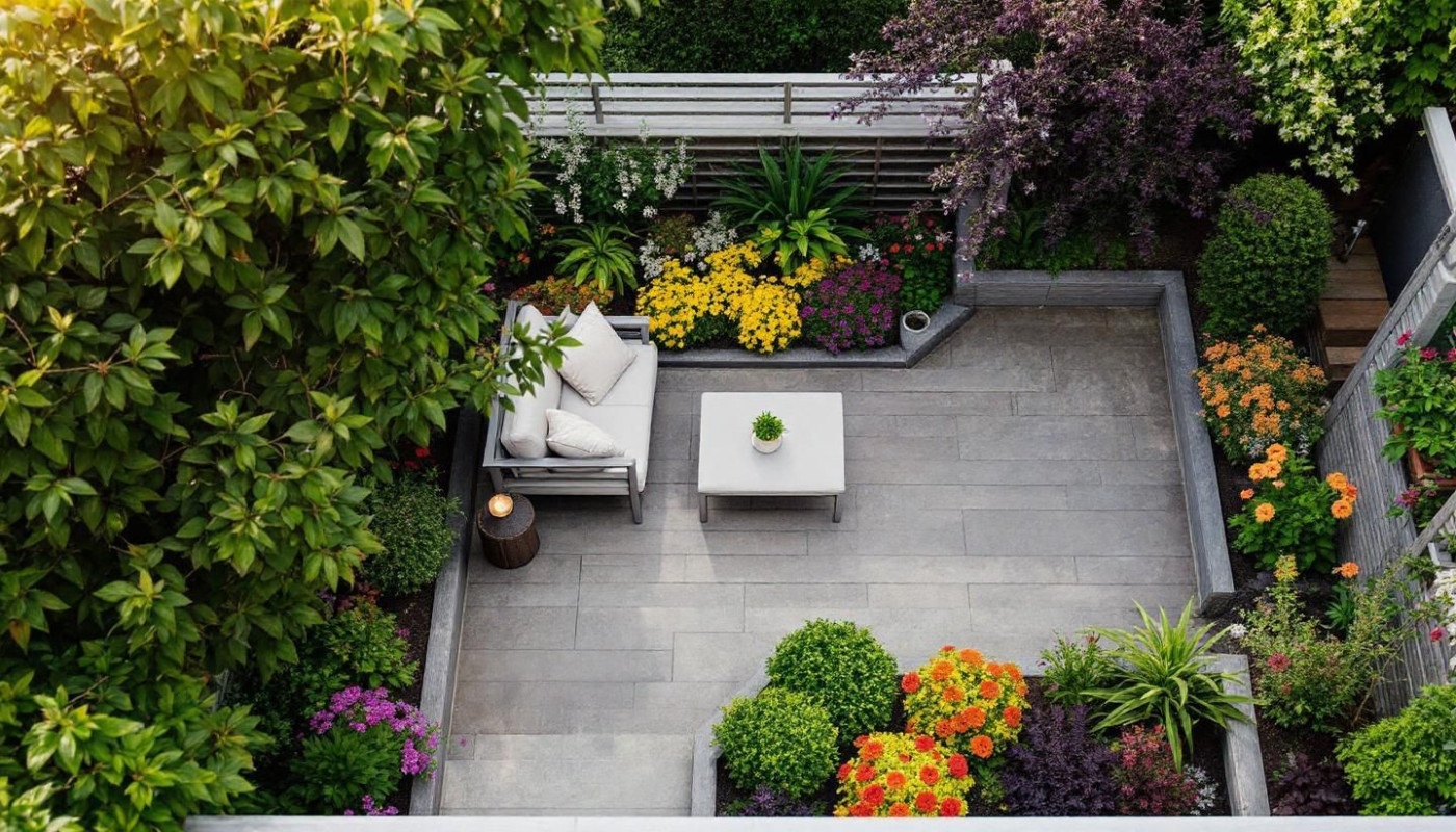 Optimisation de l'espace dans les petits jardins extérieurs